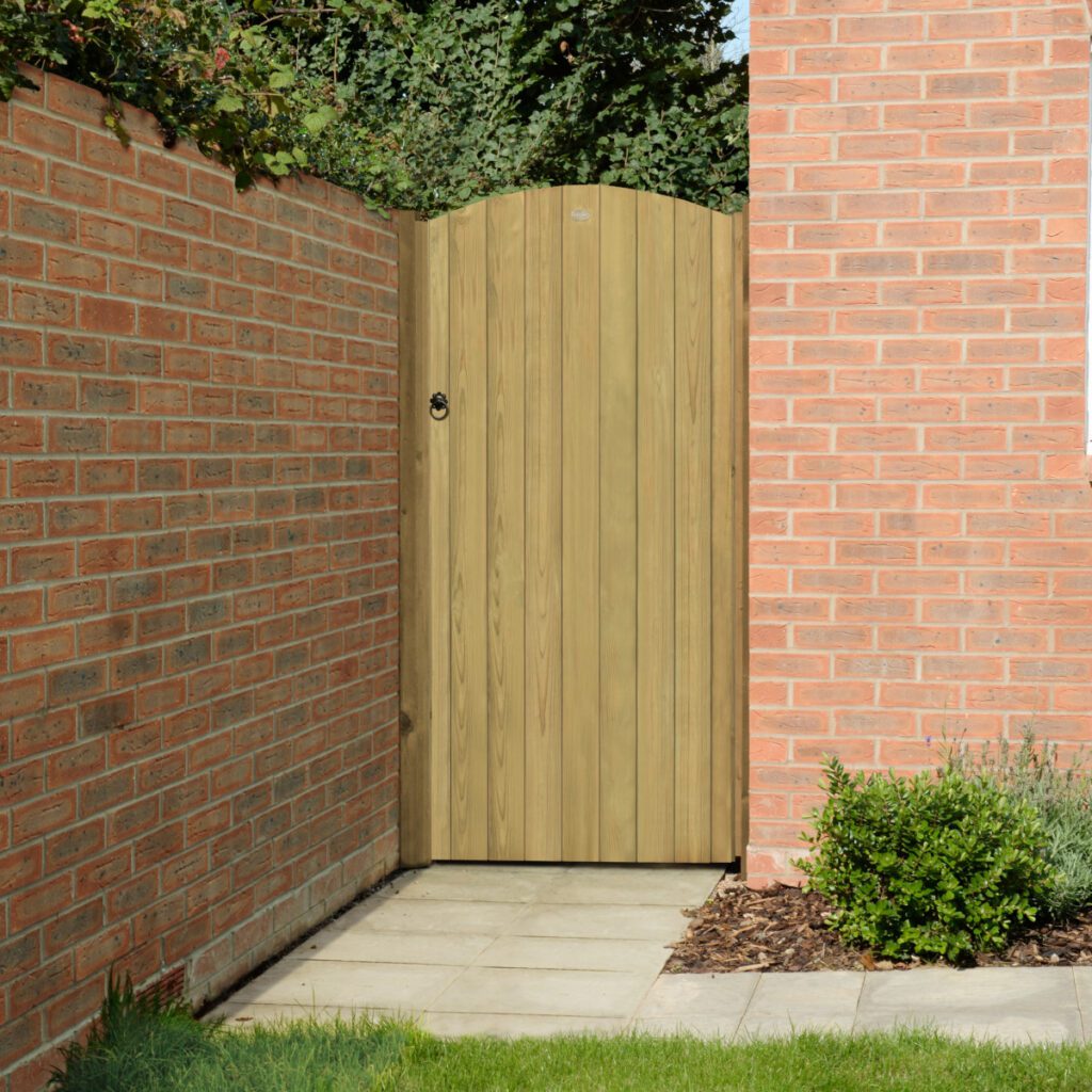 Forest Garden Heavy Duty Dome Top Tongue & Groove Gate – 6ft 5013053162354 2